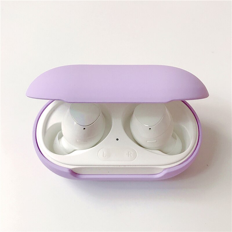 Harte PC Schutzhülle Für Samsung Galaxy Knospen + Bluetooth Kopfhörer Fall Für Galaxy Knospen Plus Headset Lade Box Zubehör: Purple
