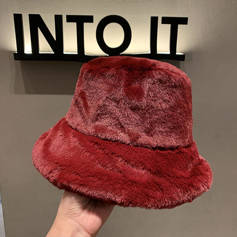 Dame filthat vinter fedora hat kvinder klassisk britisk efterår laday jazz streetwear filthatte til mænd bøttehat kvinder: Rød