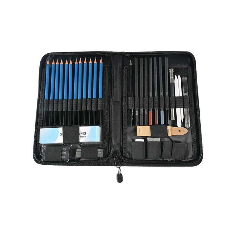 40pcs Sketching Drawing Set Art Pencil Kit Artists Graphite Charcoal Sketching Drawing Set