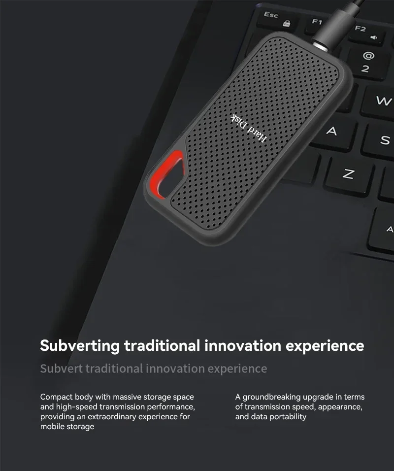 Original Portable External Solid State Drive 1TB 2TB 4TB USB 3.1 High‑Speed Mobile SSD Hard Disk Portable Storage For Mac Laptop