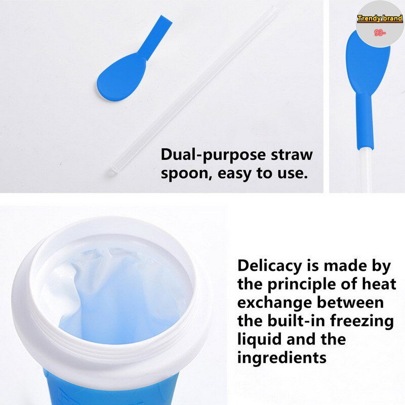 Realme – tasse à Smoothie en Silicone à refroidissement rapide, tasse à glace à Smoothie fait maison, Portable, Camping, bricolage, été