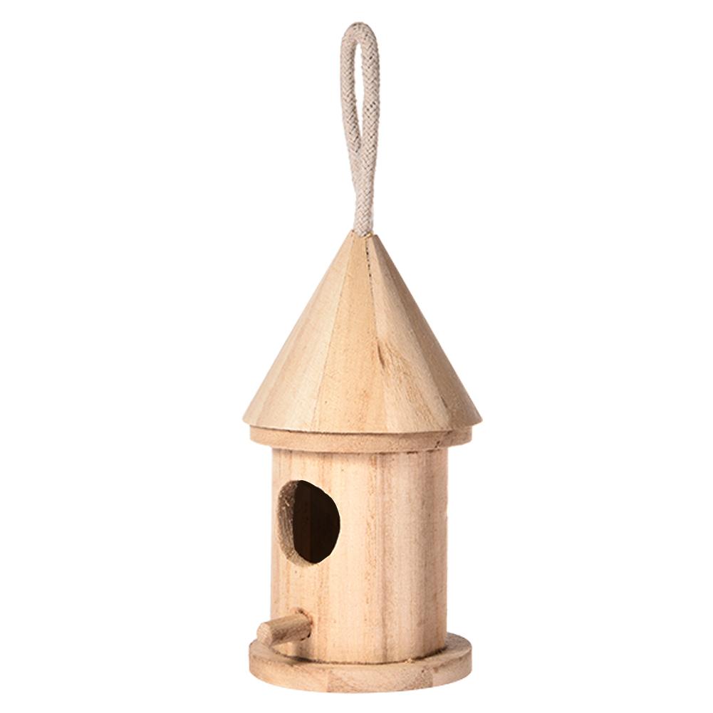 Houten Vogel Huis Nest Handgemaakte Milieuvriendelijke Vogelnest Kooi Outdoor Vogelhuisje Tuin Yard Opknoping Decoratie Ambachten