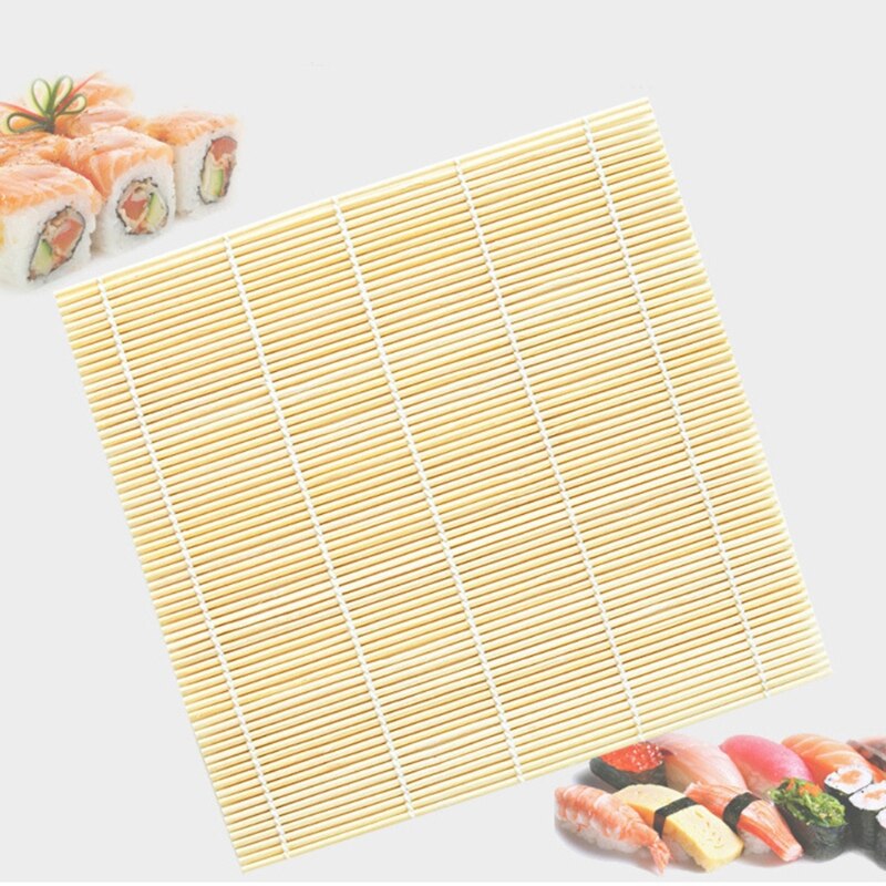 Kitchen Sushi Mat Natural Bamboo Sushi Rolling Chicken Roll Hand Maker Kitchen Japanese Sushi Maker Tools Durable Easy