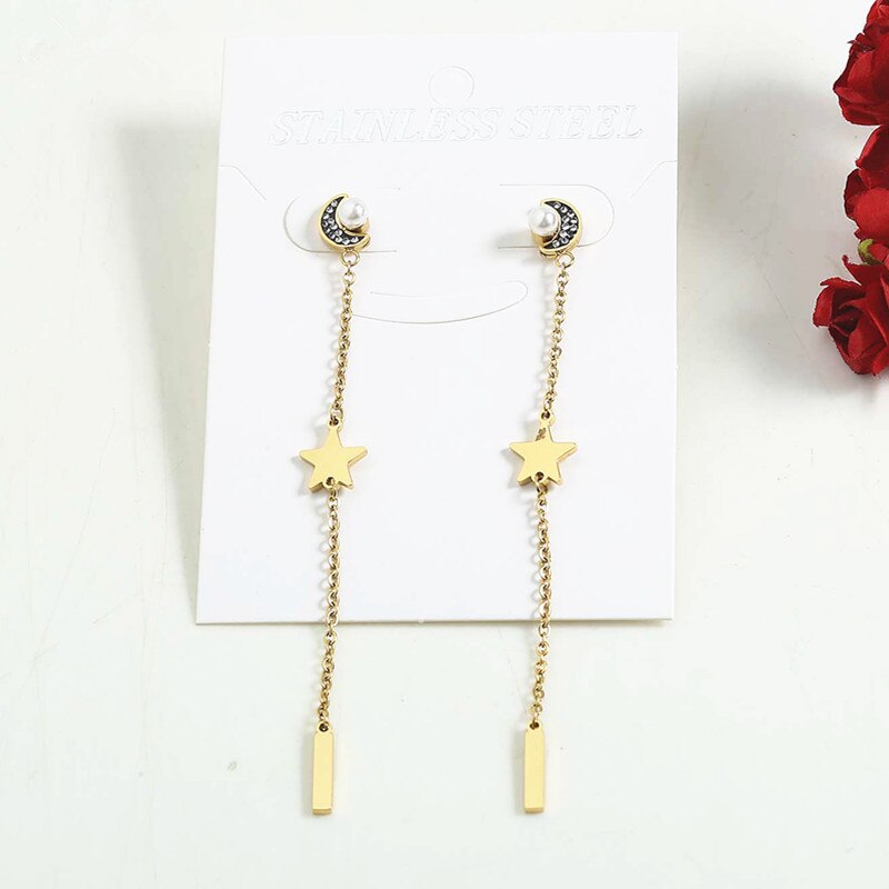 Neue Frauen Silber Farbe Gold Edelstahl Runde Hohl Kreis Tier Bär Blume Stern Stud Ohrringe Pulseras Schmuck