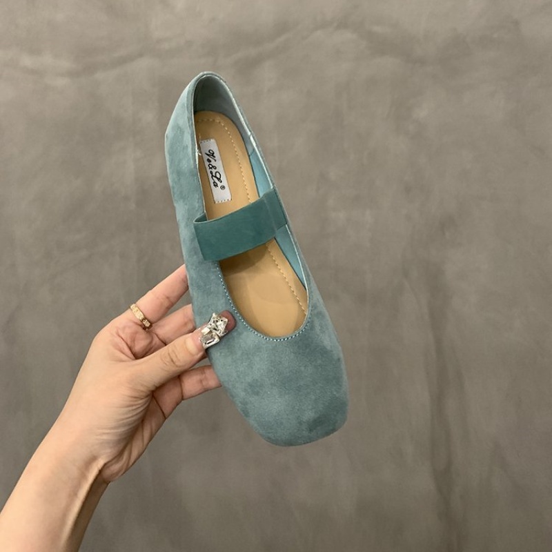 Appartamenti Scarpe da donna Autunno Morbido Casual Scarpe basse da donna di marca Accogliente Walking sandali eleganti in tinta unita Mujer Elegante 2024 Nuovo: Blu / 38