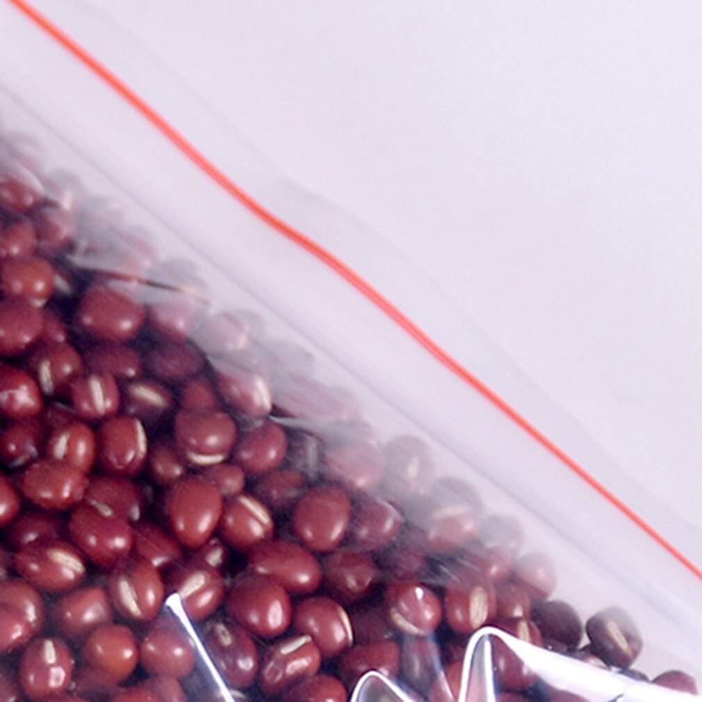 Transparent PE Plastic Food Packaging Bag Self-sealing Bag Sealed Bag Complete Size Resealable Self-adhesive Bags