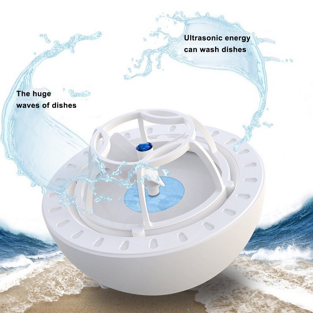 Mini Ultrasone Vaatwasser Usb Oplaadbare Hoge Waterdruk Fruit Groente Wasmachine Cleaner Keuken Schotel Wasmachine