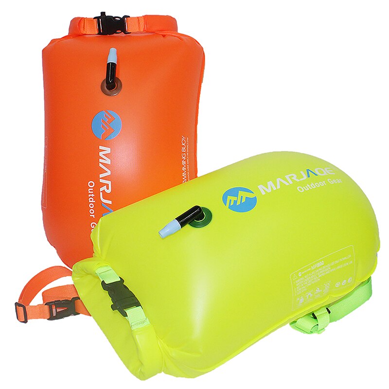 1Pcs Opslag Float Zak Opblaasbare Veiligheid Zwemmen Water Sport Badmeester Met Waistbelt Zwemmen Surfen Levensreddende Drift Bag