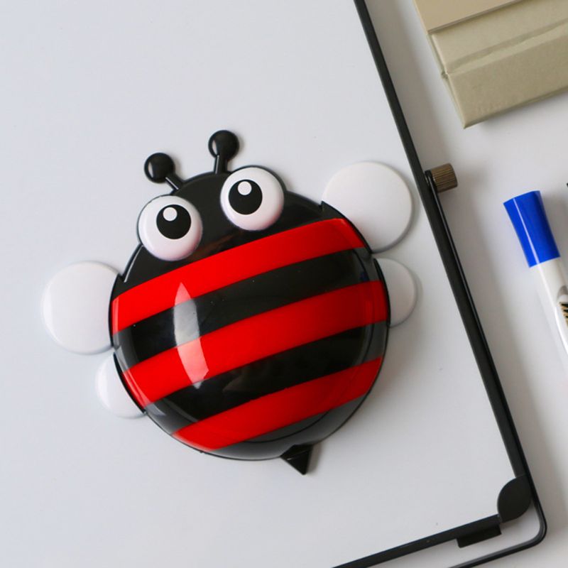 Cute Bee Fridge Magnet Magnetic Storage Box Whiteboard Pen Organizer Save Space Kitchen Container
