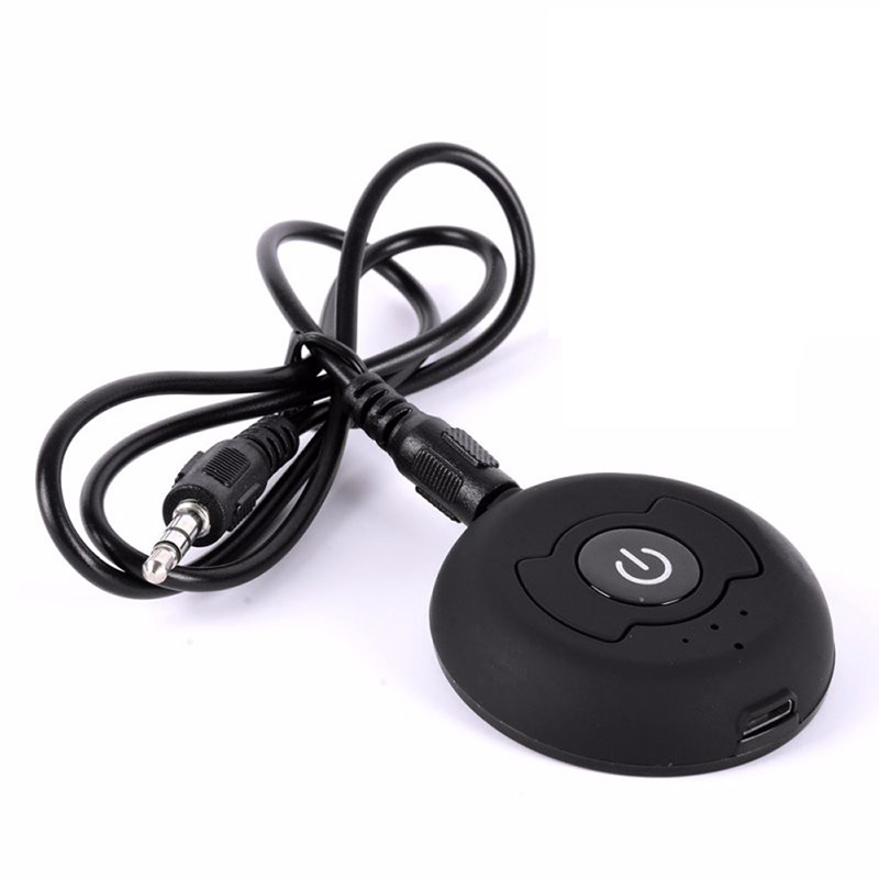 OURSHAR Multipoint Bluetooth Audio Sender Niedrige Latenz High-Fidelity Stereo Wireless Adapter Verbinden 2 Kopfhörer 3,5 Für TV: Black