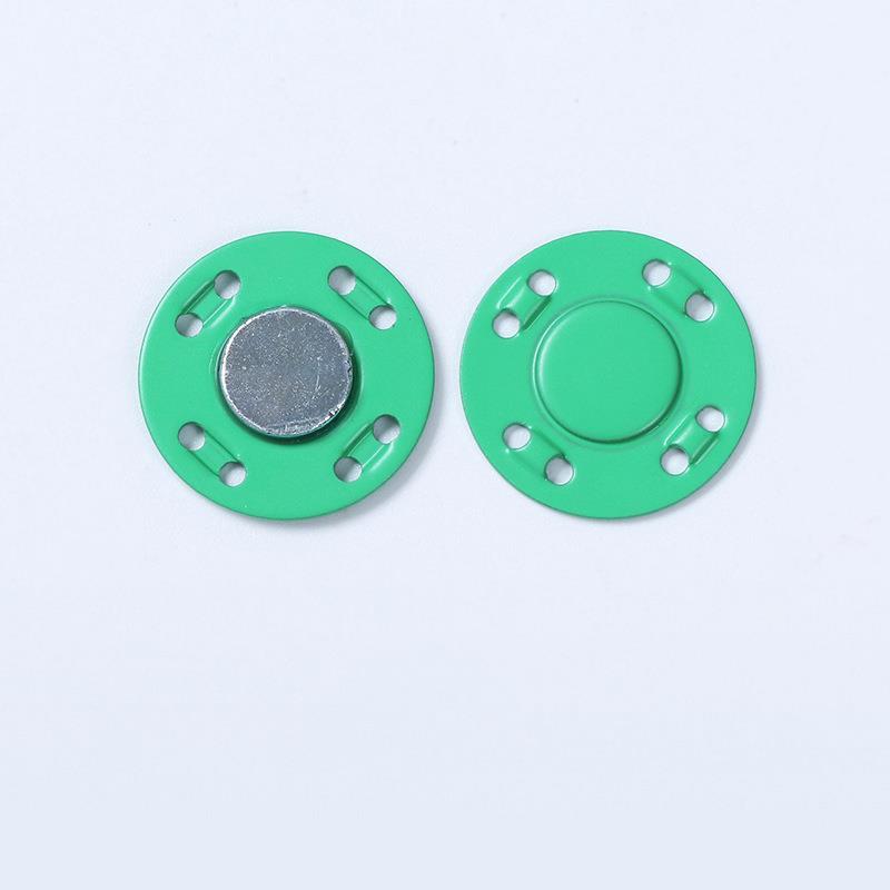 Un paio di bottoni magnetici forniture per cucire abbigliamento magnetico bottoni magnetici invisibili bottoni in metallo decorazione di abbigliamento fai da te fatta A mano: nichel