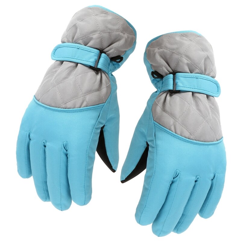 Kinder Kind Winter Verdicken Warme Berg Snowboard Ski Handschuhe Wasserdichte Handschuhe: 6-L