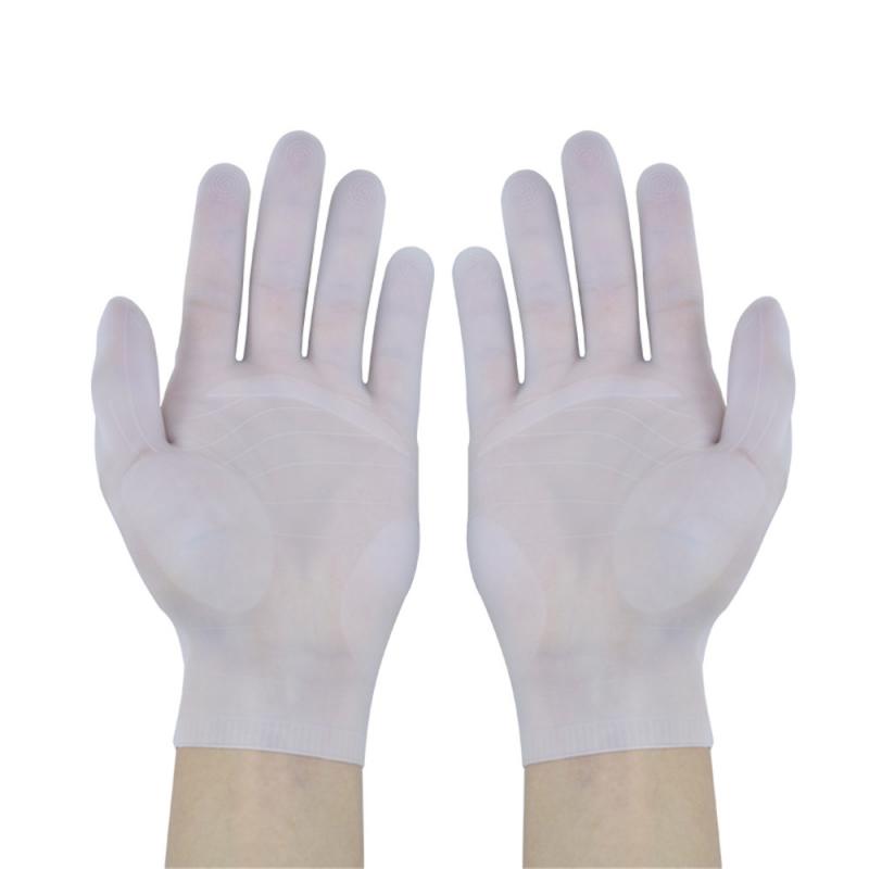 Guantes de nitrilo de alta temperatura, impermeables y resistentes al aceite, guantes de silicona reutilizables: 05