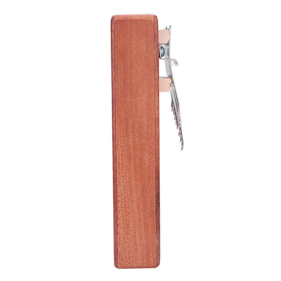Kalimba 17-Key Kalimba Portable ​Single Mahogany Board Body Thumb Piano Mahogany Wooden Body Musical Instrument