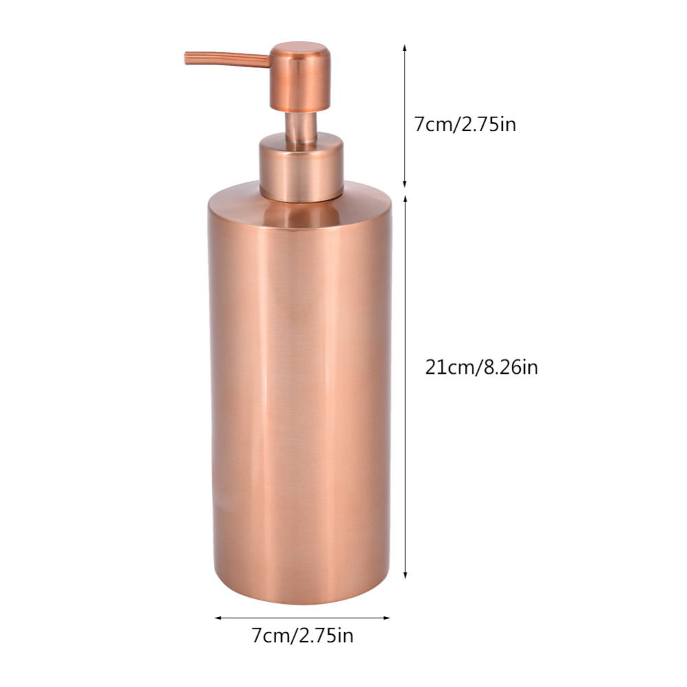 Stainless Steel Liquid Soap Dispenser Kitchen Bathroom Hand Pump Lotion Bottle 250ml 350ml 550ml Soap Dispenser