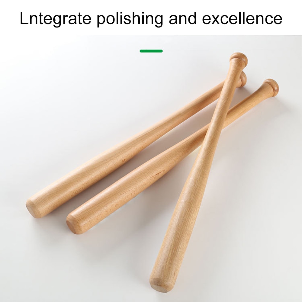 Wood Baseball Bat Hardwood Baseball Stick Outdoor Sports Fitness Equipment 53cm 63cm 73cm 83cm Baseball Accessories
