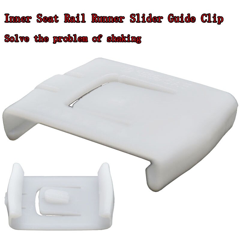 Riel de asiento para coche, guía deslizante con Clip, para VW MK1 MK2 MK3 Golf Passat Polo Jetta Corrado Caddy Scirocco, 6 uds.