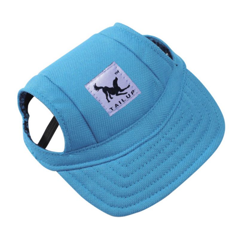 Lovely Princess Dog Cap Breathable With Ear Holes / Mesh Sun Hat / Beach Hat For Small Puppy Summer Pet Products 10 Styles: Blue / S