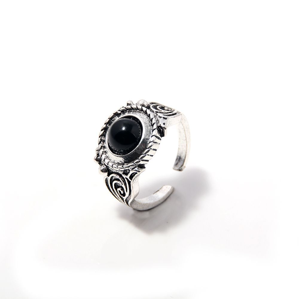 Dark Souls Adjustable Rings for Men Vintage Havel's Demon's Scar Chloranthy Serpent Leo Darkmoon Ring Jewelry: Beige