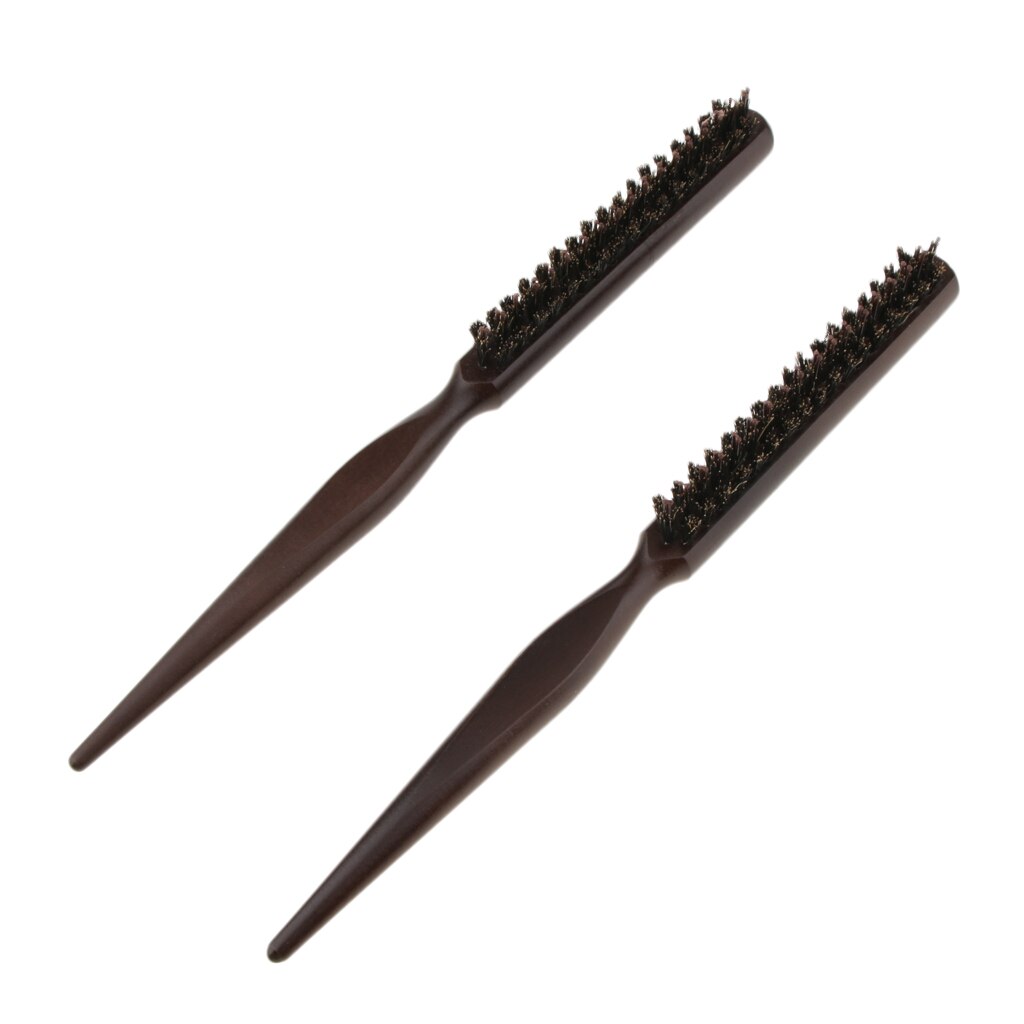 3 Row Bristles Hairdressing Tease Brush Combing Hair Brush Styling Massage Comb Women Curly Detangle Salon Hairdressing Tools