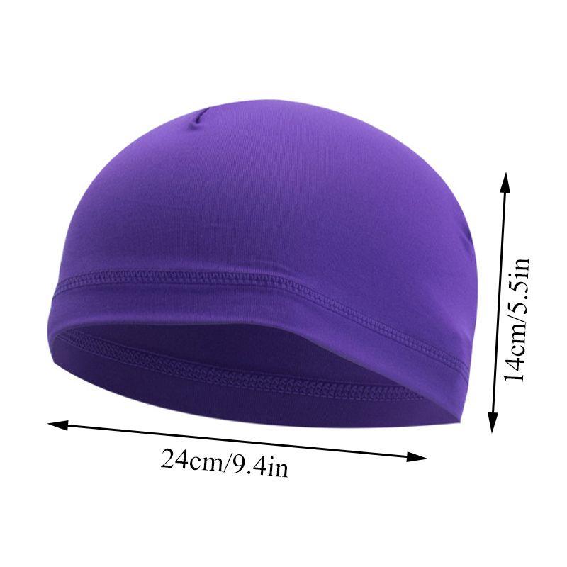 Skullcap décontracté séchage rapide sans bords chapeau léger maille bonnet bonnet manchette casquette quotidien port chapeau roulé marin Hip Hop casquettes