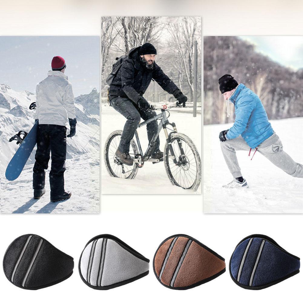 1PCS Black/Coffee/Gray/Navy Blue Earmuff Unisex Earmuff Muff Ear Wrap Band Accessories Ear Earlap Warmer Apparel Winter Gif I4R7