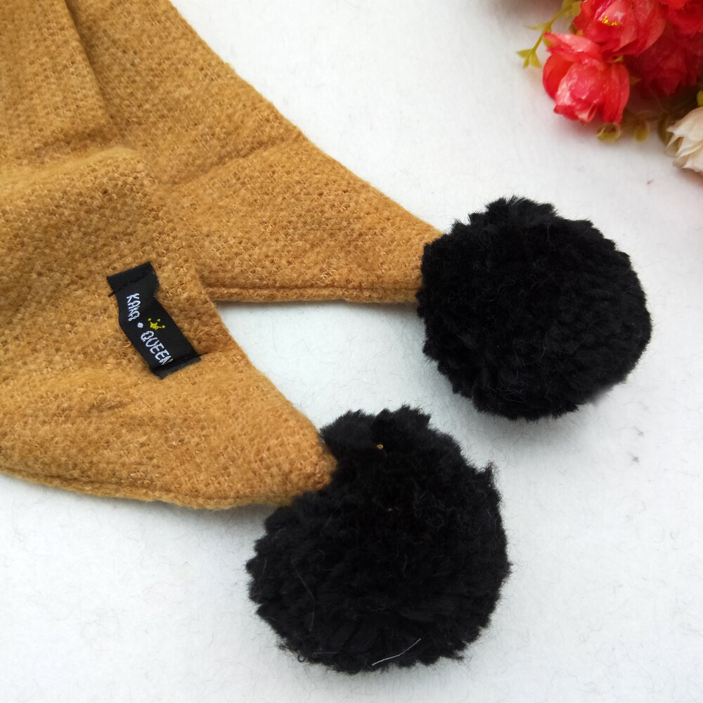 Écharpes Triangle en laine pour enfants hiver garçons et filles mignon petits châles enfant bébé enfants enveloppes en Viscose douce