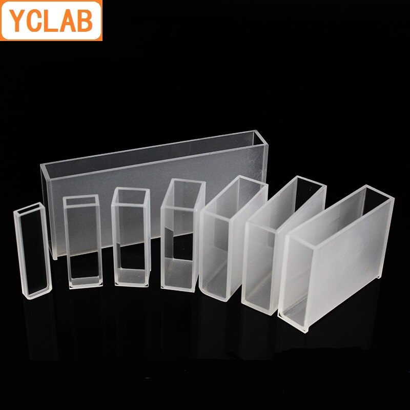 YCLAB 10mm Cuvette 721 verre cellule colorimètre chimie équipement de laboratoire