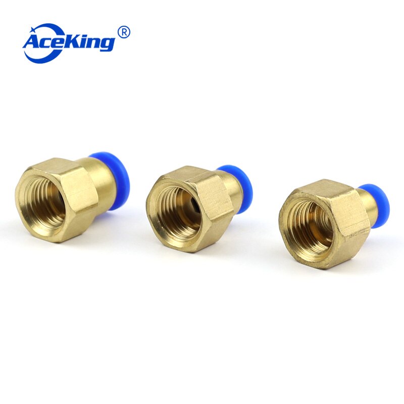 PCF Pneumatic components quick straight pipe quick insert connector copper internal thread pcf4/6/8/10/12-M5/01/02/03/04 PCF6-01