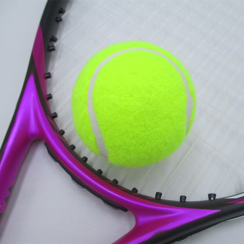 Pelotas de tenis de fibra de lana sintética para deportes al aire libre, 1 pieza, tamaño estándar, para principiantes, buena rebotación, 6,3 cm, L382