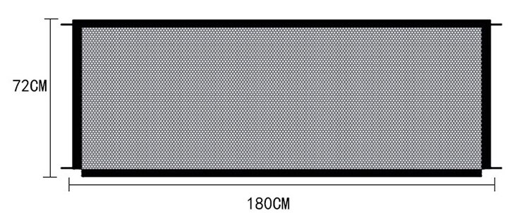 Dog Gate Ingenious Mesh Dog Fence For Indoor and Outdoor Safe Pet Dog Gate Stairs Safety Enclosure Children Pet supplies: 180x72cm