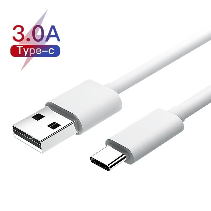 Usb Kabel Snel Opladen Type C Kabel Voor Samsung A52 A82 A32 A42 5G Xiaomi 11 10 Ultra 10 pro Data Lading Usb C Telefoon Kabel: WHITE / 1m