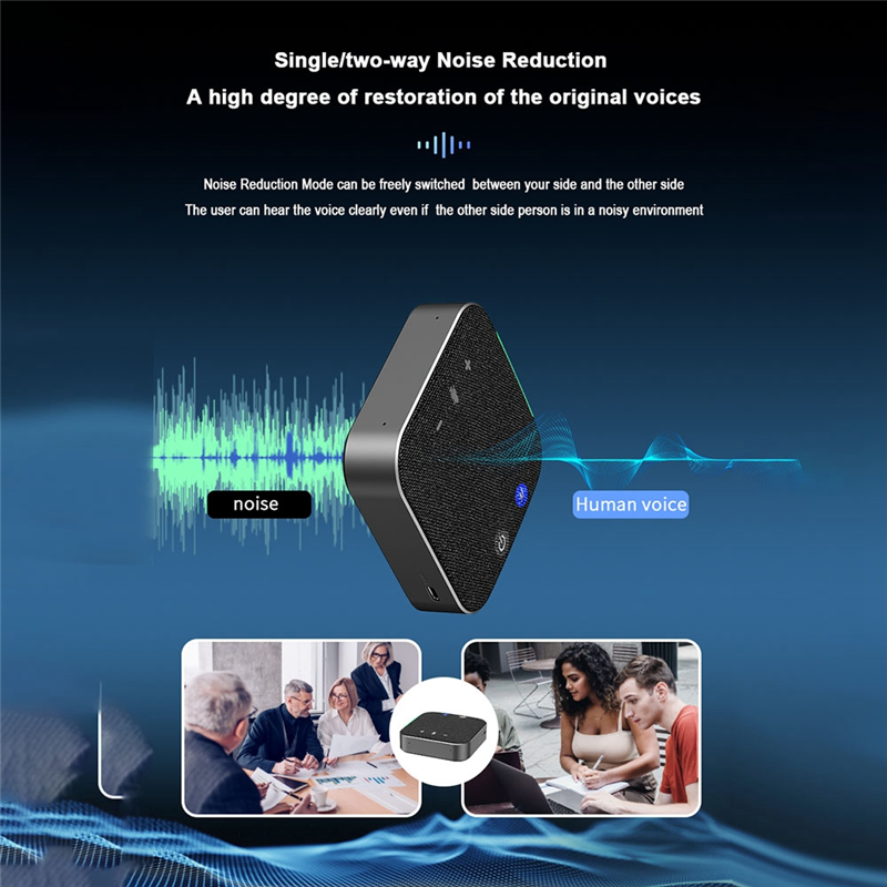 Forw-videoneuvottelu kaiutinpuhelin langaton skype-, zoom- ja tietokone-läppärikäyttöön monisuuntainen mikrofoni usb bluetooth-mikrofoni