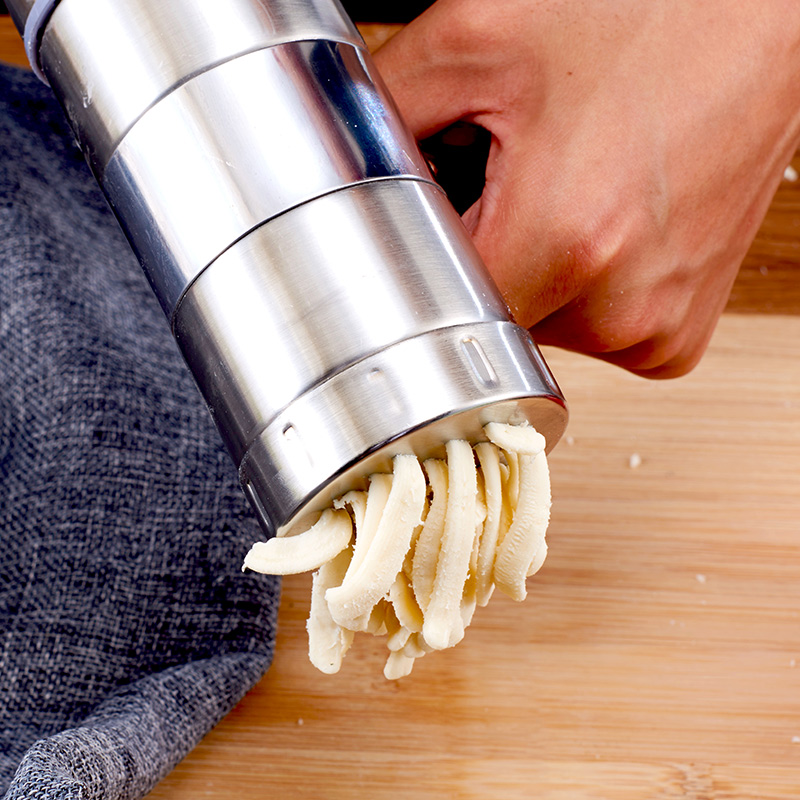 Manual Noodle Maker Press Pasta Machine Crank Cutter Fruits Juicer Cookware With 5 Pressing Moulds Making Spaghetti Kitchenware