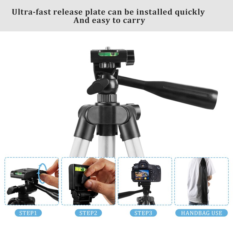 102/132/152cm Flexible Mobile Tripod Stand For Smartphone Dslr Camera Tripod Holder With Bluetooth Remote For Selfie Photography