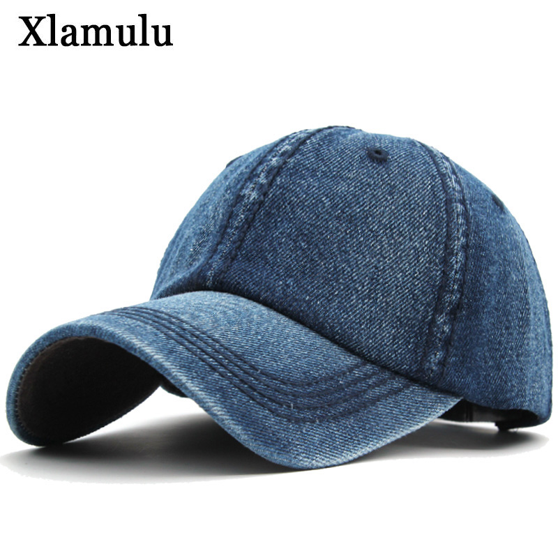 Xlamulu boné de beisebol unissex casual, liso e aba de cor lisa, gorros casuais para homens e mulheres chapéu do boné