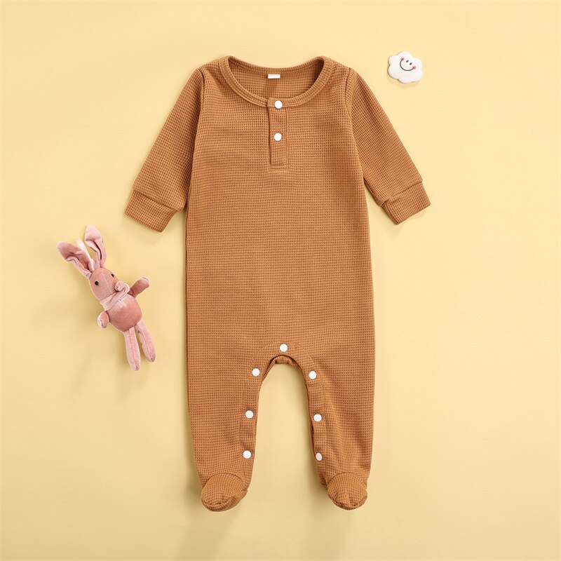 Pudcoco Stijl Pasgeboren Baby Meisje Jongen Bloemen Footies Jumpsuit Outfits Kleding