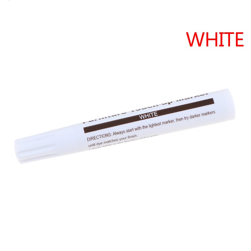 1pc Furniture Repair Pen Markers Scratch Filler Paint Remover For Wooden Cabinet Floor Tables Chairs: White