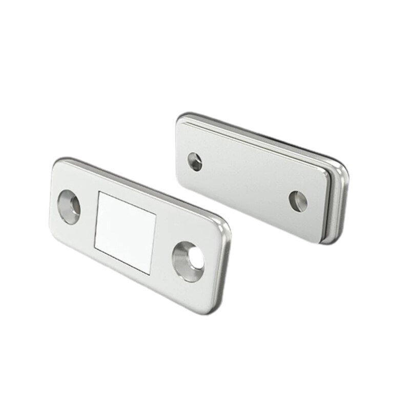 Punch-Gratis Magnetische Deurdranger Aluminium Deur Versterking Slot Beveiliging Deurslot Thuis Deur Stopper Set