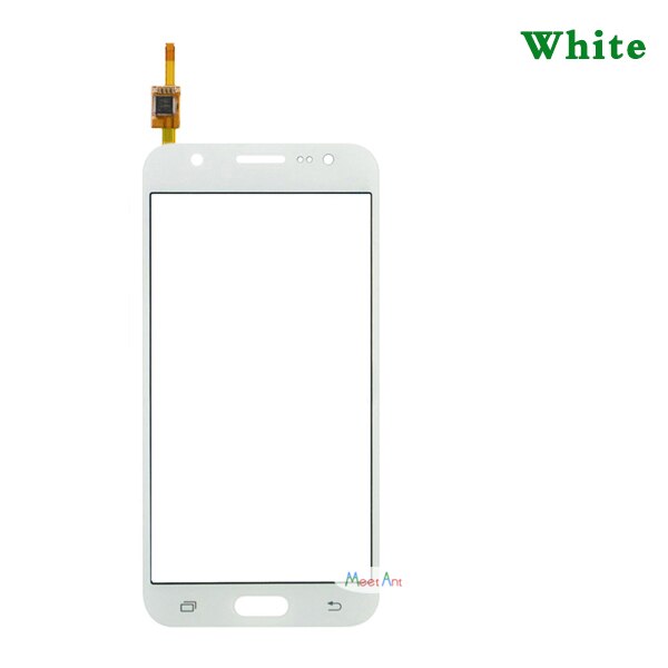 5.0 " for samsung galaxy  j5 j500 j5008f j5008 berøringsskjerm digitaliseringssensor ytre front glasslinsepanel: Hvit