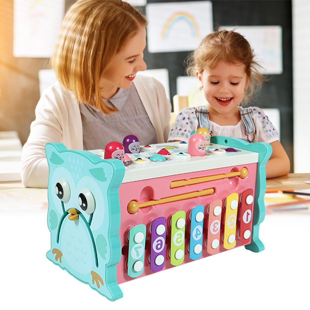 Jeu De Pêche Magnétique En Bois 3 En 1, Jouet éducatif