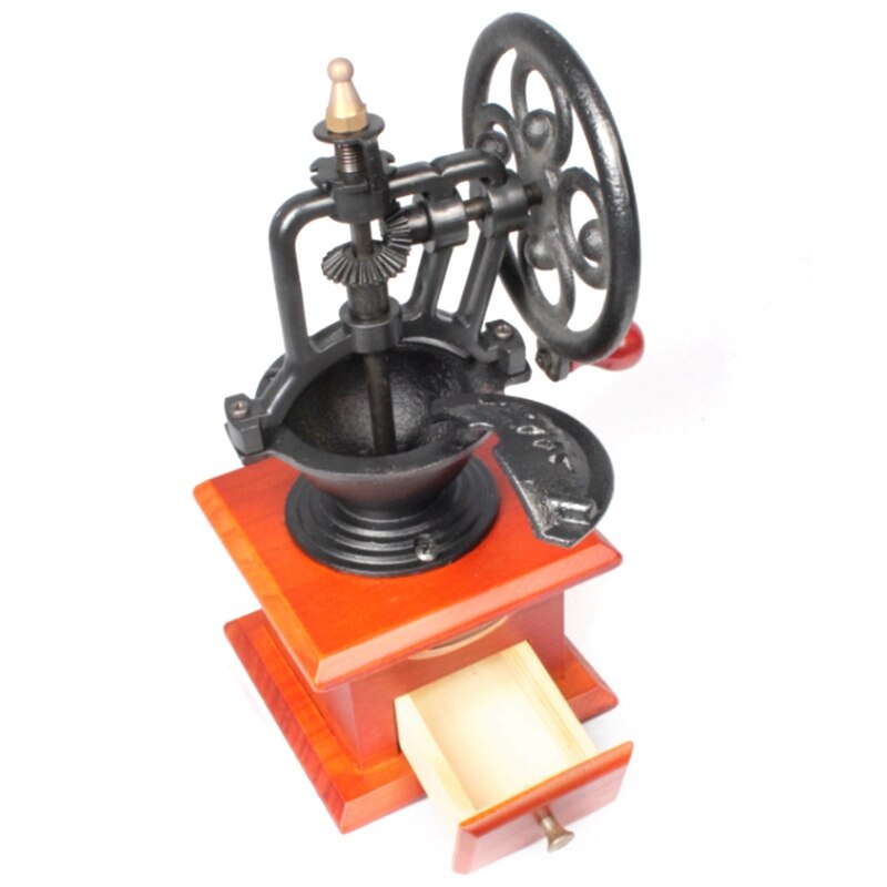 Classic Retro Hand Crank Grinder Household Manual Portable Coffee Grinder Small Hand Grinder Coffee Machine