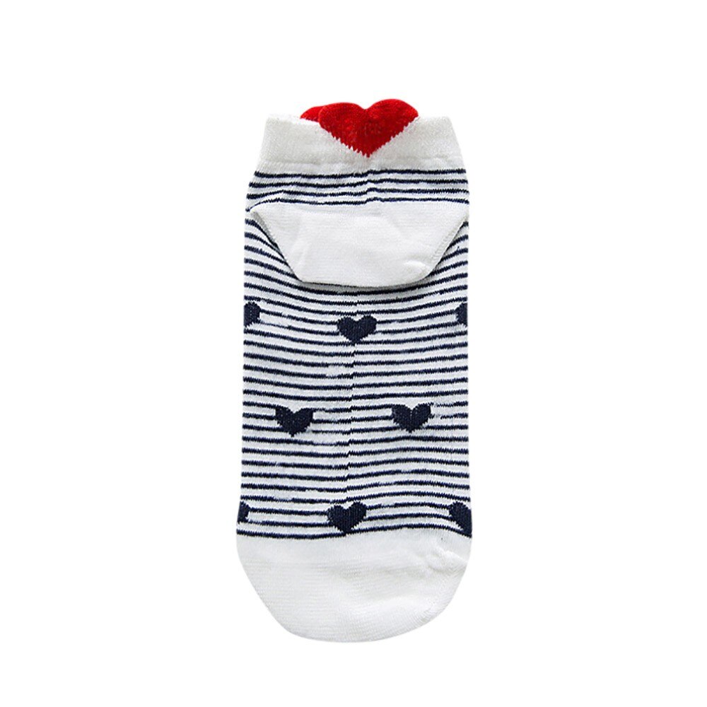 Nette Frauen Socken lässig Arbeit Herz-förmigen Baumwolle Liebe socken frauen Komfortable harajuku socken calcetines mujer