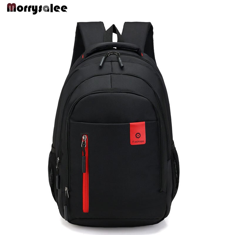 Backpack Business Laptop Backpack Male Students Simple Leisure Travel Bag High School: red