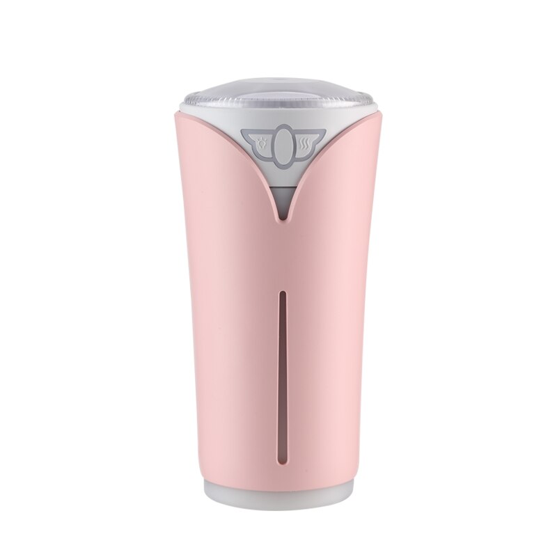 Humidificateur coloré USB | Mini diffuseur d'huiles essentielles, purificateur d'air, pour voiture, bureau et maison: Pink