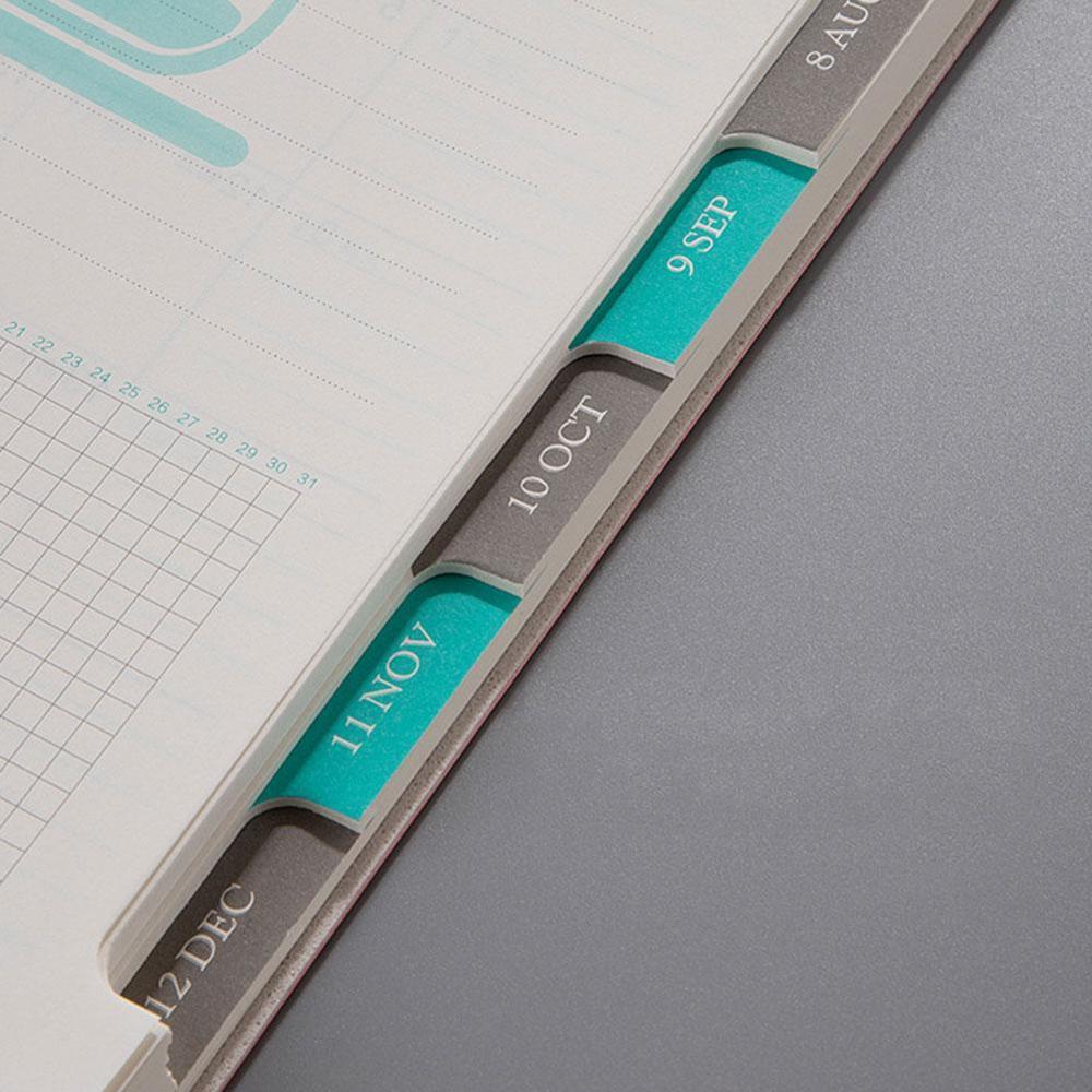 Time Management Schedule Book Color Calendar Notebook Dates Reminder Planner Table Timetable V4J1