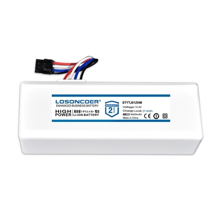 Losoncoer 8000 mah akku für xiaomi 1c stityj 01 zhm saugroboter