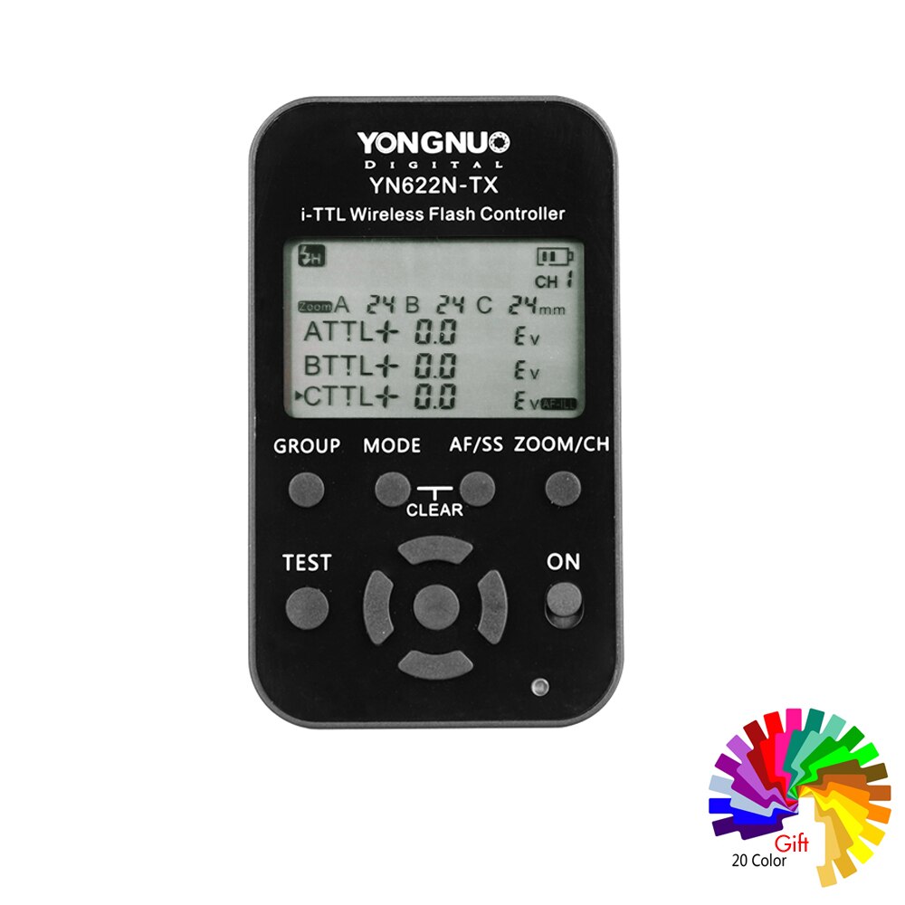 Yongnuo YN622N-TX E-TTL Wireless Flash Controller Is Een YN622N I-Ttl Radio Flash Transceiver Ondersteuning Voor Alle Nikon Dslr camera 'S