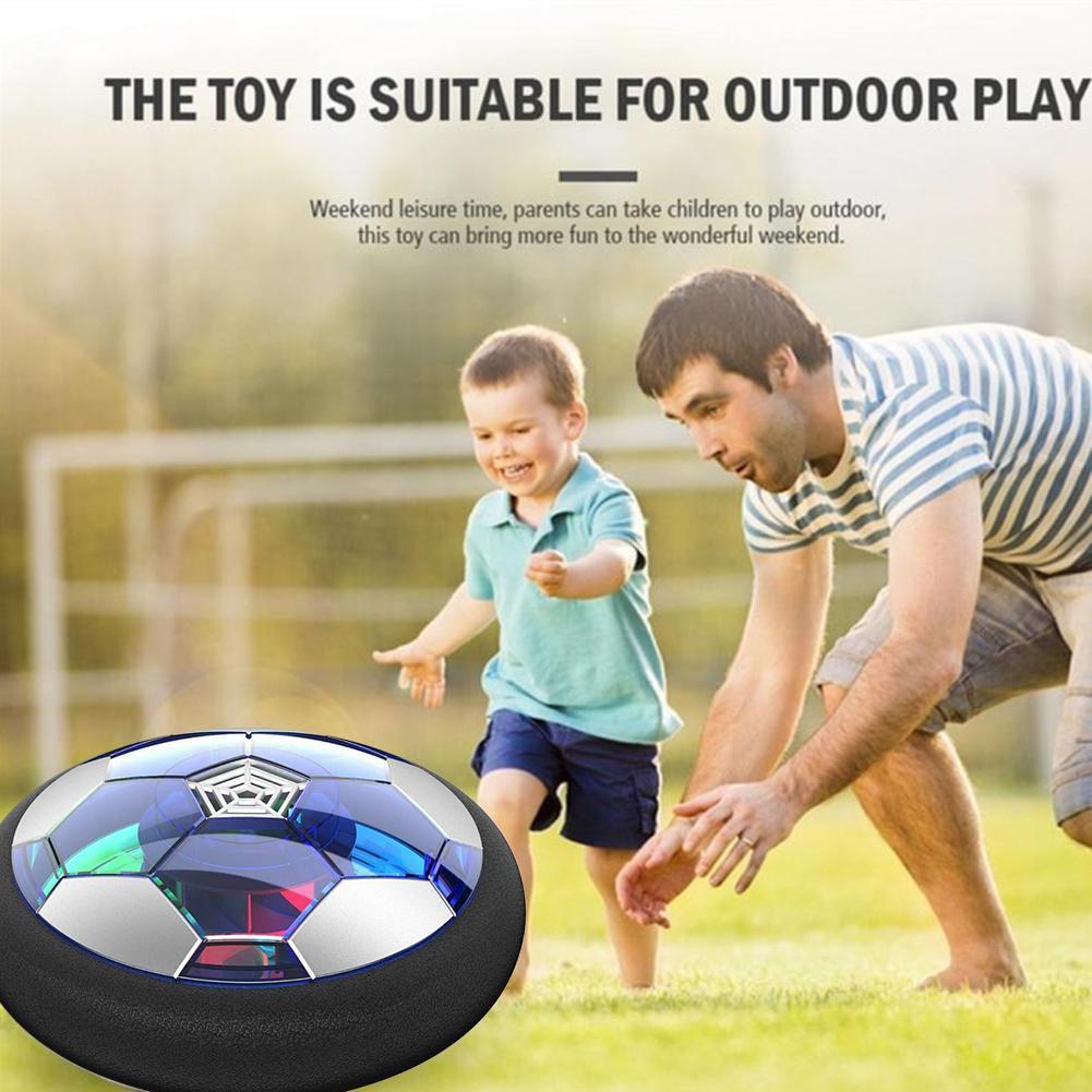 freundlicher Spielzeug schweben FußBall Ball Wiederaufladbare Luft Lustige Mit LED Licht FußBall Schaum Spiel Dämpfung Für Drinnen R8C7