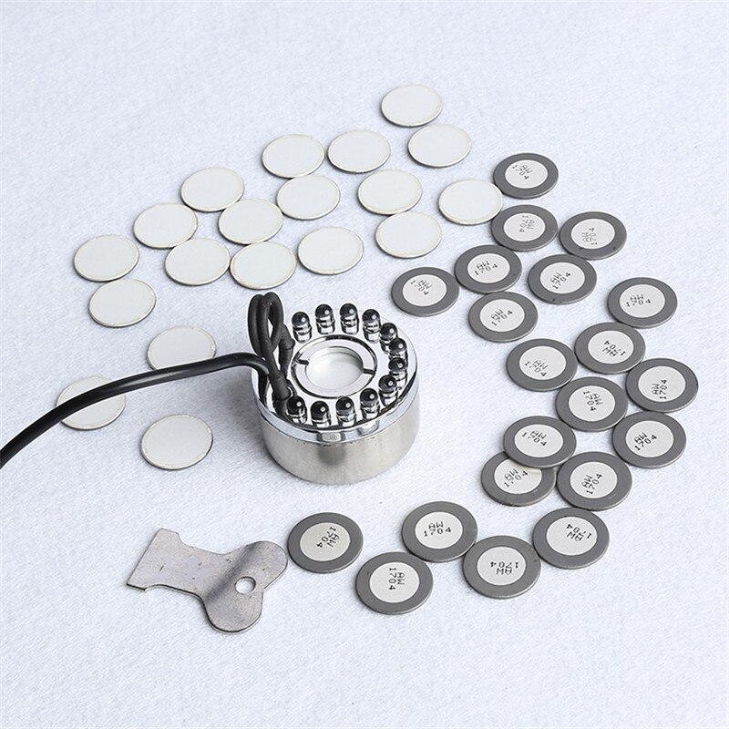 20mm Ultrasonic Atomizer Sheets 1.7MHZ Ultrasonic Oscillation Plates 40 PCS Ultrasonic Humidifier Parts